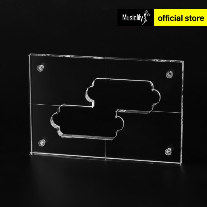 Musiclily Template CNC Per Manico Basso - Modello Acrilico Per Bassi Short-scale Musicmaster/Mustang - 12