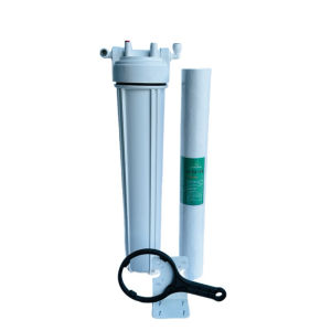 Bộ tiền lọc 20 inch in/out 10mm đầy đủ phụ kiện và lõi lọc PP