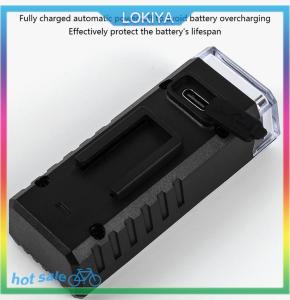 LOKIYA Bright Bicycle Light LED Front USB Rechargeable Mountain Bicycle Lamp Bike Headlight Flashlight Cycling Scooter