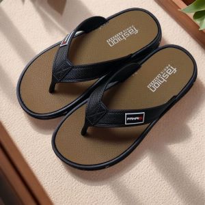 รองเท้าแตะแบบคีบรุ่นใหม่สำหรับฤดูร้อน มี 3 สี ทำจากวัสดุยาง กันลื่น ป้องกันกลิ่นอับ ทนทานต่อการสึกหรอ สวมใส่สบาย