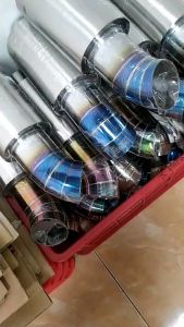 Knalpot Racing Mobil Merk HKS Sport Enchanged Steenlish Steele Cacing Lengkap dengan Resonator