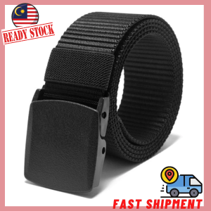 New Fashionable Nylon Belt with Plastic Pressing Buckle Decorative Jeans Simple and Versatile Belt