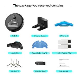 Lefant M330Pro Robot Vacuum Cleaner App Control can Set No-go Zone and Mopping