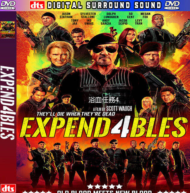 The Expendables 4 (2023) DVD Movie 100% Original | Lazada