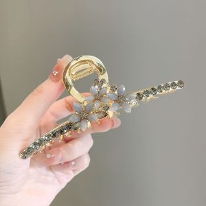 Jepit Rambut Korea Premium Mewah Jedai Besar Kristal Manik Zirkon Fashion Wanita Elegan High Quality Motif Baru