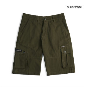 Carnos - Celana Cargo Pendek Pria Hijau Army