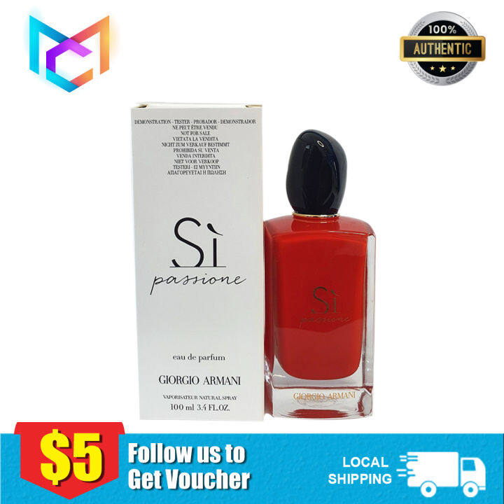 Giorgio Armani Si Passione Eau de Parfum Tester 100ml 3.4oz