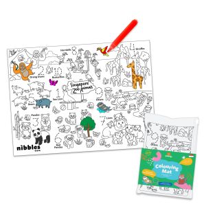 Nibbles by Nom SG Edition Silicone Colouring Mat