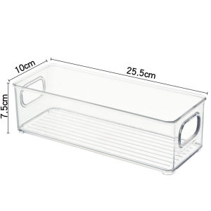 Royalstar Transparent Crisper Refrigerator Storage Organizer Box Multifunctional Stackable Kitchen Food Organizer Storage Box