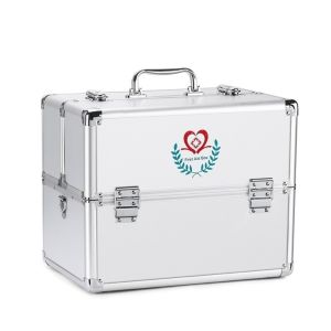 NEXASHOP 3 Layer Home Box Aluminum Alloy Thickened Storage Box Portable Alloy Locking Multi-layer Box Home