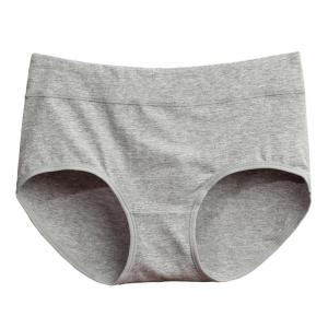 High quality Cotton Panty Underwear Elastic Design Women Tummy Control Middle Waist Cotton Panties