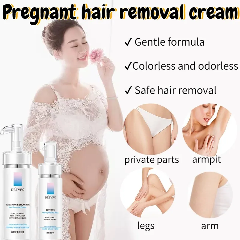 Hair removal cream Pregnant woman private parts painless hair