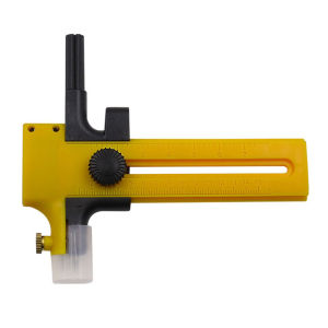 Yellow/Blue Card Circular Cut Machine Compass Circle Cutter (No Extra Blade）