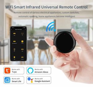 Tuya Wifi IR thông minh Điều khiển từ xa nhà từ xa phổ hồng ngoại điều khiển cho máy điều hòa làm việc với Alexa Google nhà