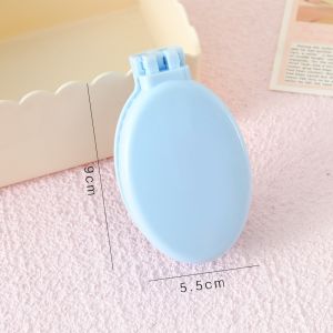 CHUN053634 với gương Lược gội đầu gấp gọn Rỗng Mini Lược túi khí  Gỡ rối Lược chải tóc có thể gập lại Du lịch
