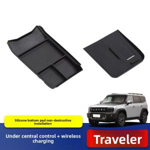 Jetour Traveler T2 2023 2024 Car Central Control Lower Storage BoxAll-inclusive Center Console Storage Parts