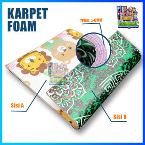 Karpet Foam Tikar Bolak Balik Tebal 120x180cm / Karpet Tahan Air / Tikar foam busa / alas kasur