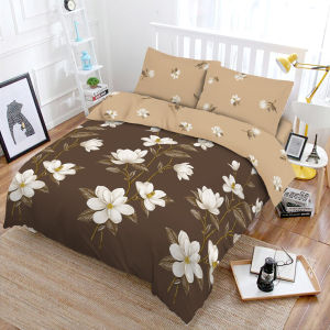 Vito - Bedcover Set Sprei Fitted King 180x200 Queen 160x200 Tinggi 20 Sprei Rumbai King 180x200 Tinggi 45 Motif Flower Aesthetic
