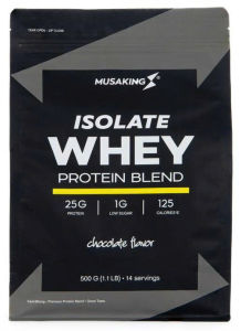 [COMBO 2 TÚI] BỘT SỮA TĂNG CƠ WHEY ISOLATE MUSAKING TÚI 500G- CHÍNH HÃNG