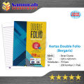 Kertas Double Folio Bergaris Sidu isi 200 Lembar / Folio Garis Sinar Dunia 200 Lbr / Rulling F4 200. 