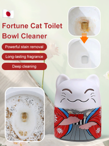 Lucky Cat Fragrance Descaling Antibacterial Toilet Cleaner
