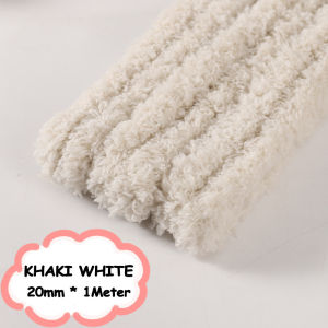 20mm*1M DIY Plush Wool Wire Twist Stick Coral Fleece Dense Handmade Craft Making Cute Dog Puppy Cat