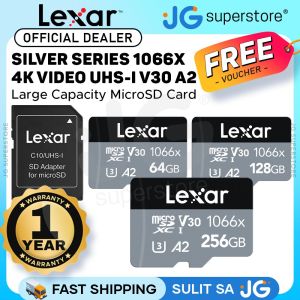 ♥100%Original Product+Free Send adapter+card reader♥Lexar Silver Series Professional 8GB/16GB/32GB64GB/128GB/256GB/512GB/1TB/2TB Micro SD Card 160MB/s & 70MB/s 1066x UHS-I U3 V30 A2 C10