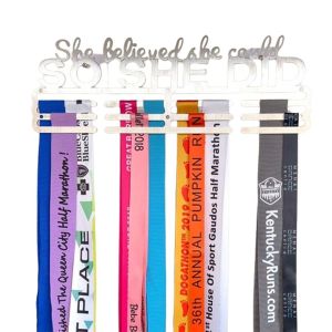 WENTIVV Đồ sắt Vì vậy cô đã thực hiện móc treo Huy Chương Chủ đề thể thao Gắn tường Giá treo tường ruy băng Bóng đá Dễ lắp đặt Khung giải thưởng CUỘC ĐUA