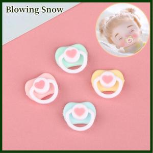 Blowing 5Pcs Lovely Mini Doll Pacifier Play House Supplies Dummy Nipples For OB11 BJD Doll Baby Dolls Kids Toy Baby Pacifier Accessories