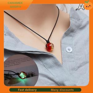 ❣️❣️❣️ Bracelet for Women Glowing Gem Charm Jewelry Leather Rope Halloween Pendant Hollow Luminous Stone Pendant Necklace Gifts