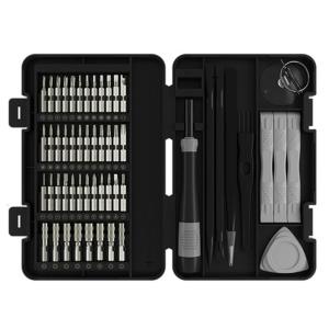 58 in 1 Precise Screwdriver Set with Steel Bit and Ergonomic Handle for DIY Projects Electronics Repair Home Maintenance