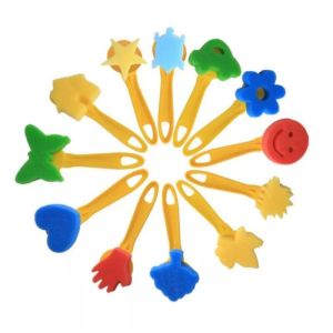 Mainan edukasi Set Kuas SPONS 6 pcs