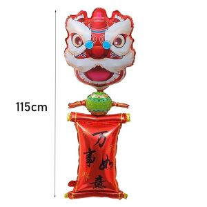 2026许愿树气球 发财新年裝飾 站立红包气球 醒狮 財神爺 元宝 摇钱树 节日装饰品 CNY Wealth Tree Large Stand Balloon 2026 Decoration Balloon God of Wealth Decoration
