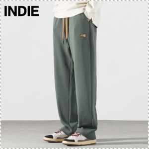 Sweatpants High Elasticity Sports Pants Slim and Long Legs Non-clogging Warmth and Locking Loose