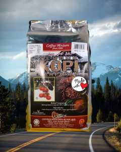 Ready Stock 800GM Serbuk Kopi Campuran Cap Buah Rambutan (Halus)