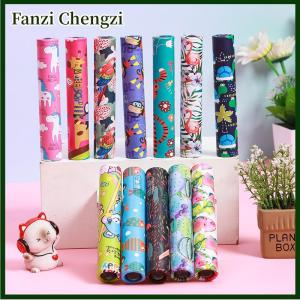 Fanzi Cute Cartoon Magic Kaleidoscope Toy Portable Rotating Kaleidoscope Classic Science Experiment Educational Toys Kid Gifts