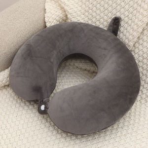 Travel Neck Pillow Soft Memory Foam Nap Pillow U-Shaped Pillow Support Cervical Sleeping Pillow