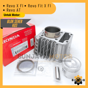 Block Boring Silinder Kualitas Original Honda K03 Blok Seher Revo FI Revo Fit X Revo AT Ori AHM