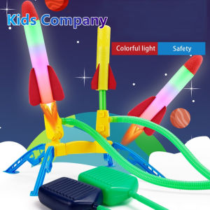 Outdoor Toy for Kids Toy Rocket Launcher for Kids Foam Rockets and Sturdy Launcher Stand