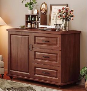 Mitsuchi 80CM Vintage-style Bedroom Storage Cabinet with Multiple Drawers Wardrobe Oganiser