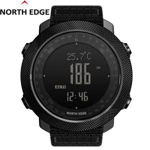 NORTH EDGE Apache 3 Original Mens Outdoor Sports Watch Swimming Watch Compass Barometer Altimeter Waterproof 50M Military Army Watch