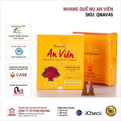 QNAV45 - Nhang quế nụ An Viên (45 nụ)