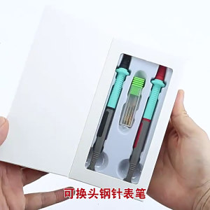 Đầu dò vạn năng chống cháy silicon mềm 4 đầu thép có thể thay thế để kiểm tra chính xác sửa chữa điện tử