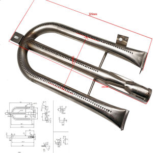 304 Stainless Steel Stove Accessories Burner U Type BBQ Grill Gas Burner Outdoor Stove Heating Tube