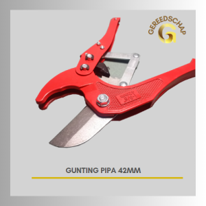 Gunting Pemotong Pipa PVC 42MM Warna Merah - Alat Potong Besi/Plastik Profesional