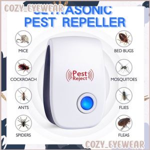 (EU PLUG)Pest Reject Ultrasonic Intelligent Repeller Anti Mosquito Mouse Pest Control Rejector Home Insect Killer