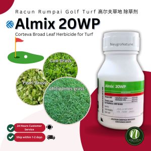 ALMIX 20WP Corteva 50g Racun Rumpai  Padi Rumpai Berdaun Lebar Rumpai Rusiga Anak Emas Herbicides Selective Golf Turf Grass Broadleaf Weed 菲律宾草 珍珠草除草剂