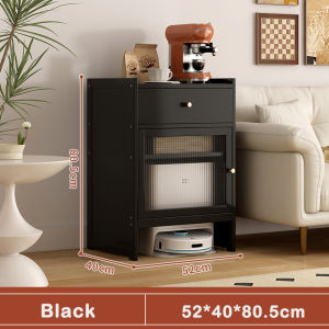 HomeFurni Home Fish Tank Storage Cabinet Strong Bearing Sweeping Robot Organizer Stand Simple Sofa Side Table Locker