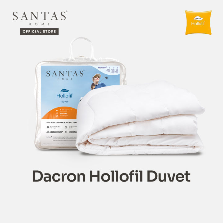 (4 Sizes) Santas Dacron Hollofil Duvet Duvet Insert Breathable