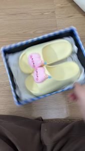 [Free Shipping] Small Piggy Height-Increasing Thick-Soled Slippers For Women Summer Outdoor Wear Soft-Soled Home Non-Slip Slippers
